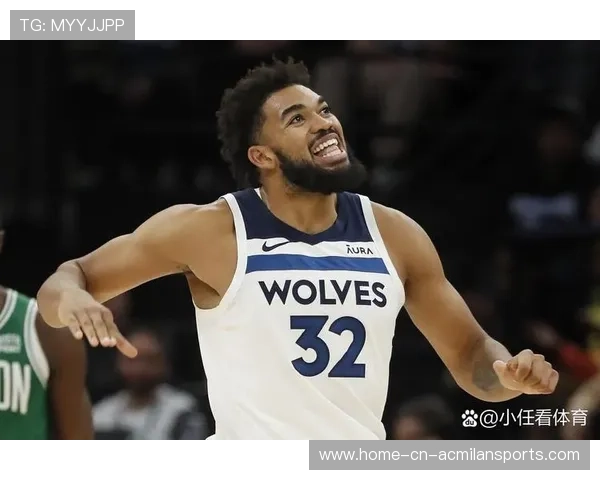 唐斯篮下勾手命中，森林狼气势正盛